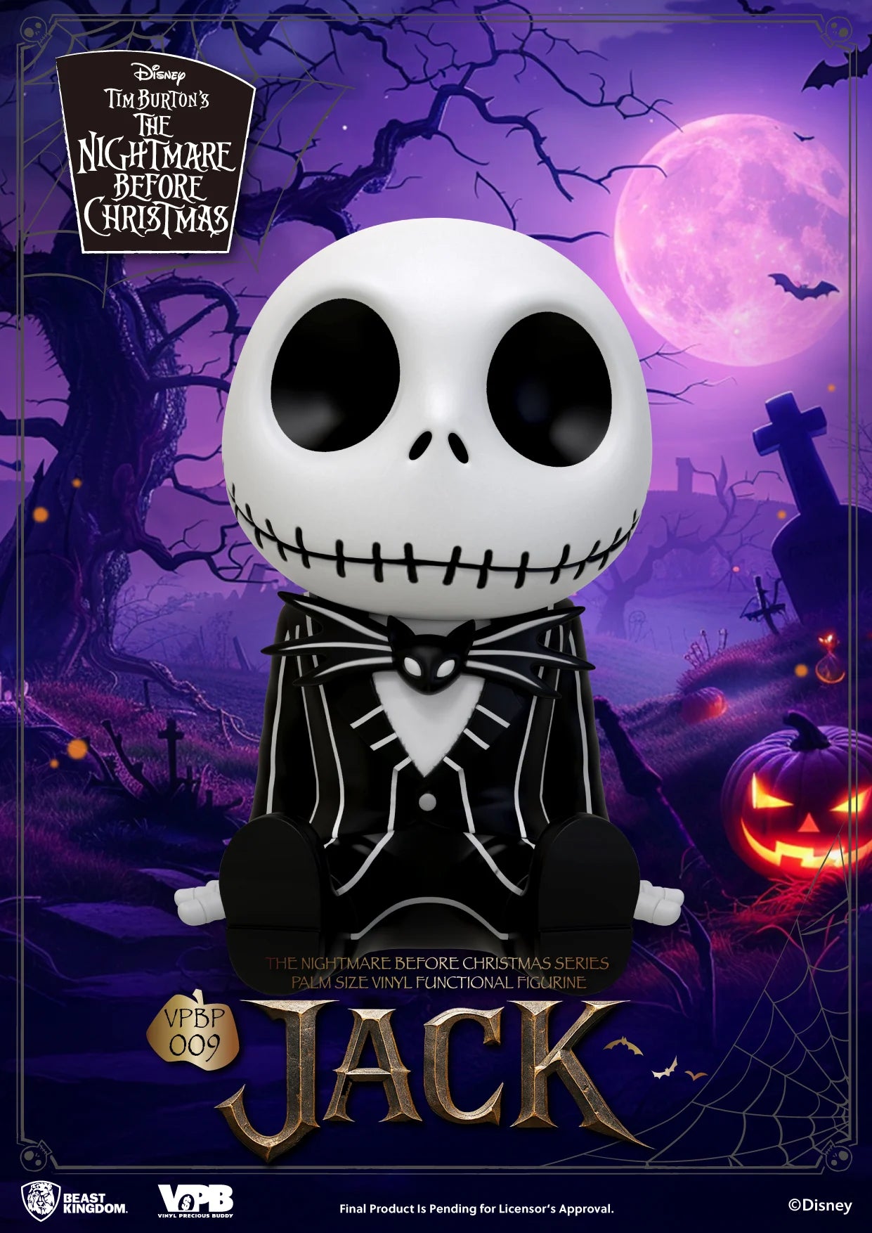 NIGHTMARE BEFORE CHRISTMAS - Jack - Bank Vinyl Figure 11.8cm