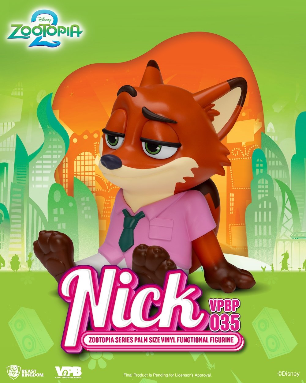 ZOOTOPIA 2 - Nick - Bank Vinyl Figure 15cm