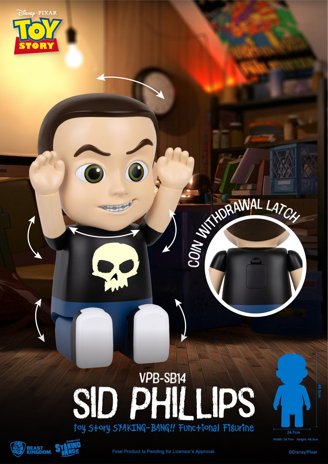 TOY STORY - Sid Phillips - SYAKING-BANG Bank 48.3cm