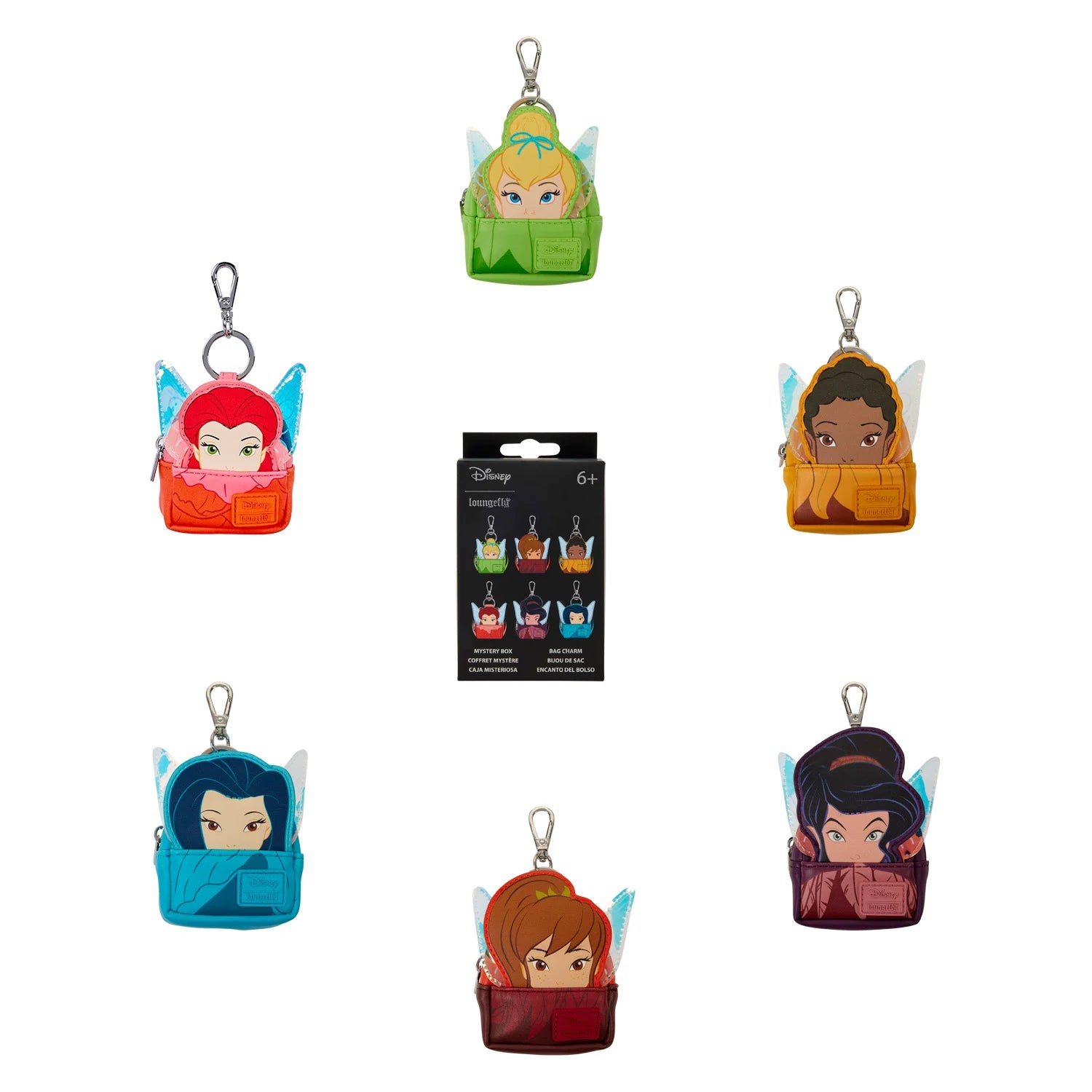 DISNEY - Fairies - Mini Backpack Bag Charm Loungefly Mystery Box