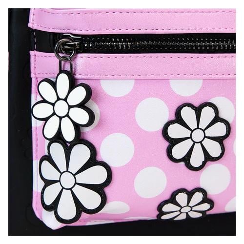 DISNEY - Minnie "Floral Rock the Dots" - Mini Backpack LoungeFly