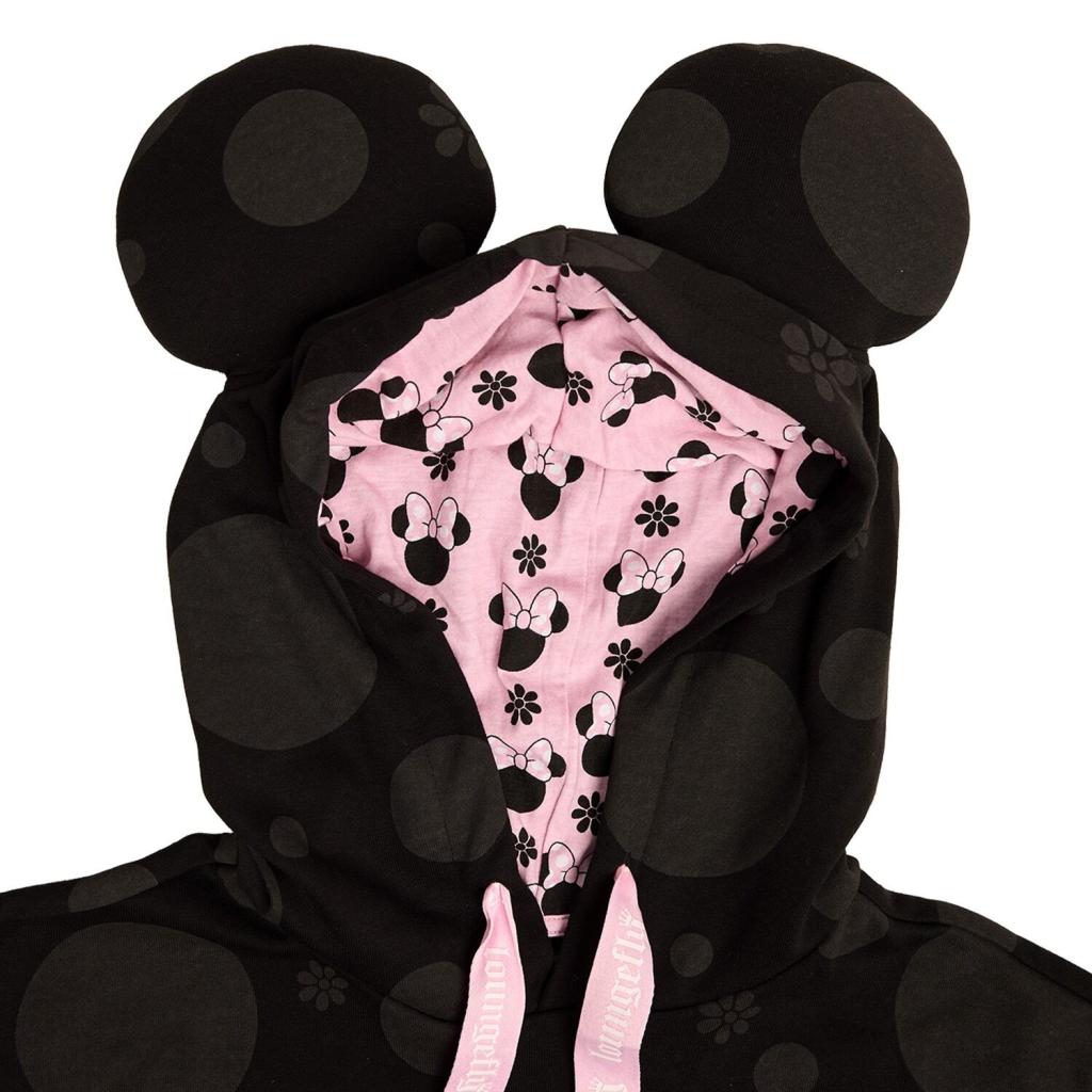 DISNEY - Minnie "Floral Rock the Dots" - Hoodie Unisex Loungefly (S)
