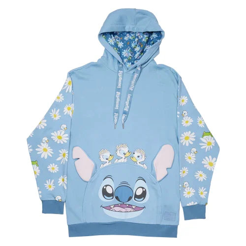 LILO AND STITCH - Springtime Stitch - Hoodie Unisex Loungefly (XL)