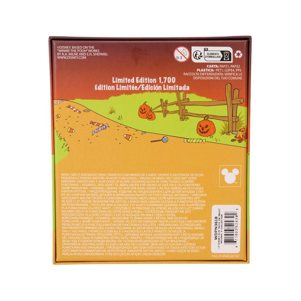 WINNIE THE POOH - Trick Or Treat - 8cm Pins Loungefly