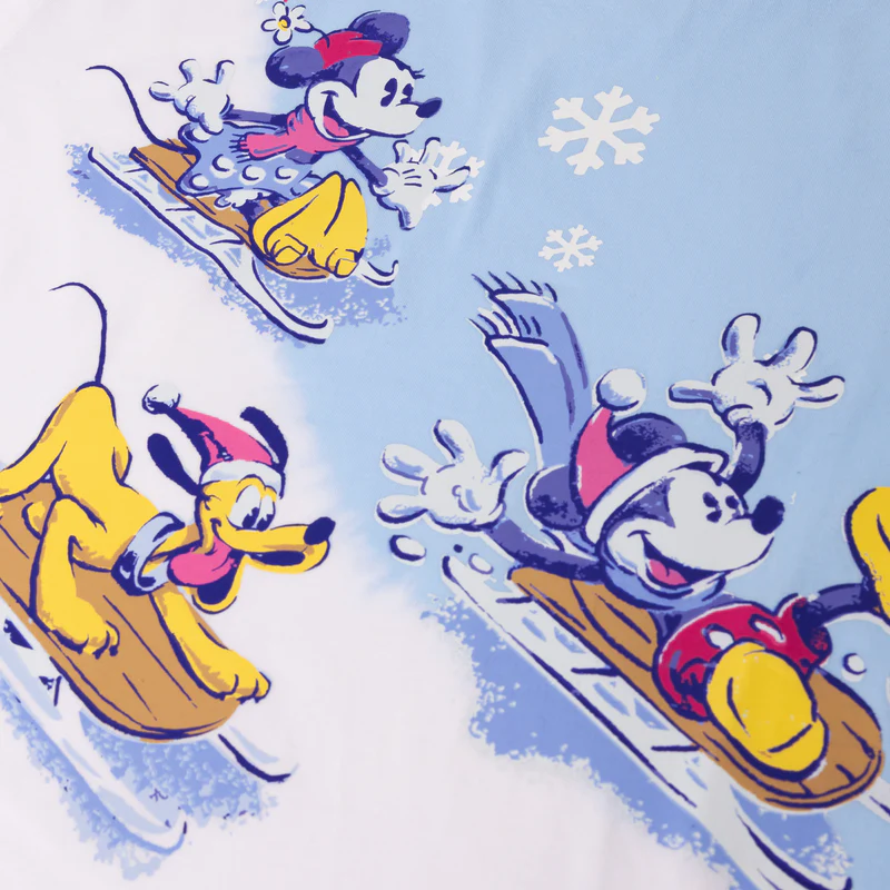 MICKEY & FRIENDS - Winter Wonderland - T-Shirt Unisex Loungefly (XL)