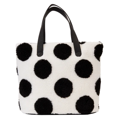 DISNEY - Minnie Rock The Dots Sherpa - Tote Bag Loungefly
