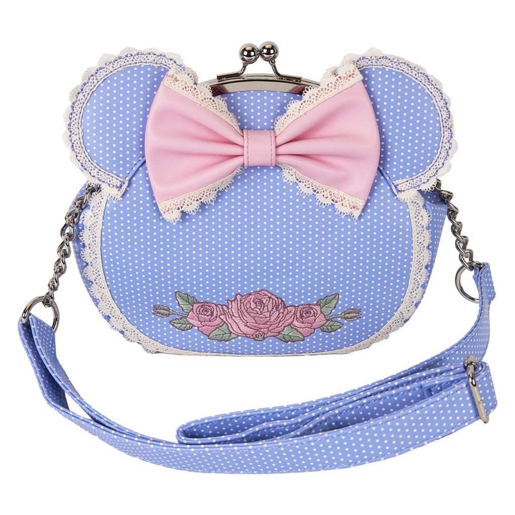 DISNEY - Minnie "Floral and Lace Kisslock" - Crossbody bag Loungefly