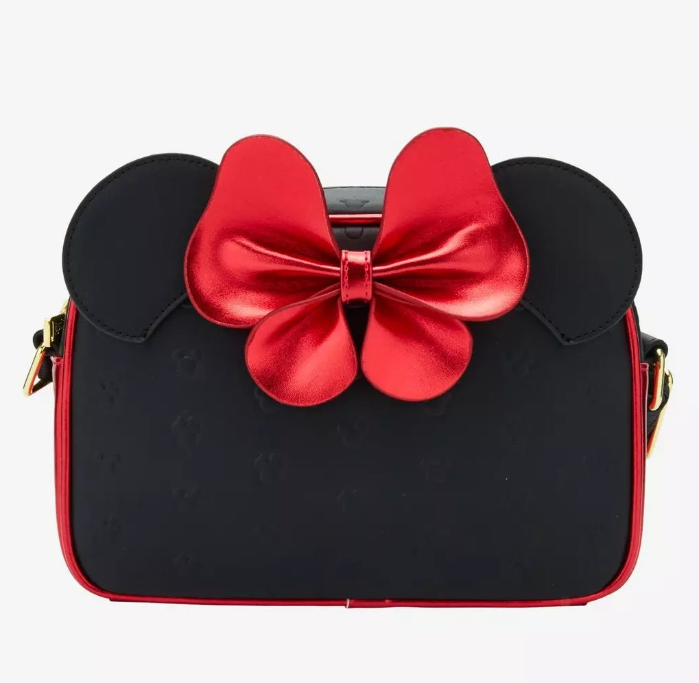 DISNEY - Minnie Mouse red bow - Crossbody bag Loungefly 'Exclusive'