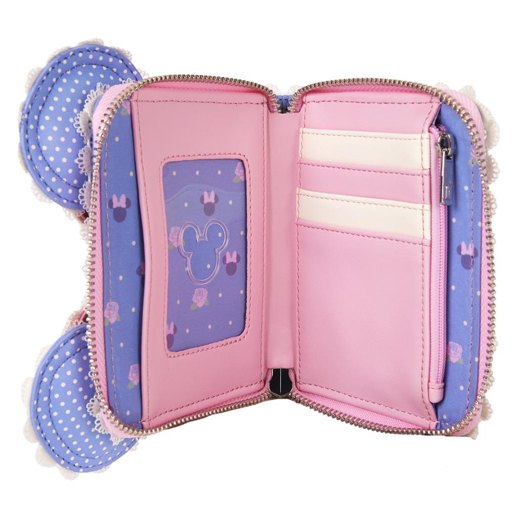 DISNEY - Minnie "Floral and Lace Ears" - Wallet LoungeFly