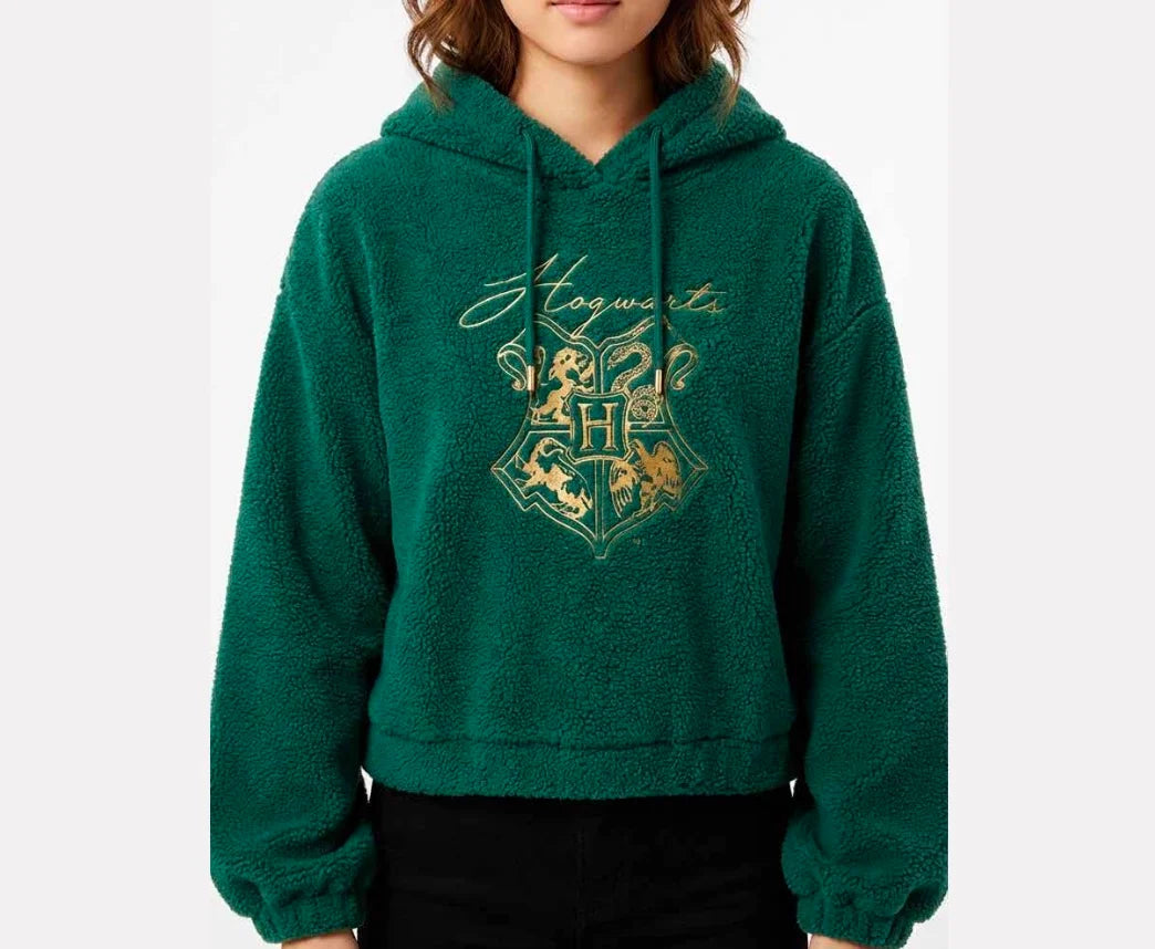 HARRY POTTER - Logo - Sherpa Hoodie (L)