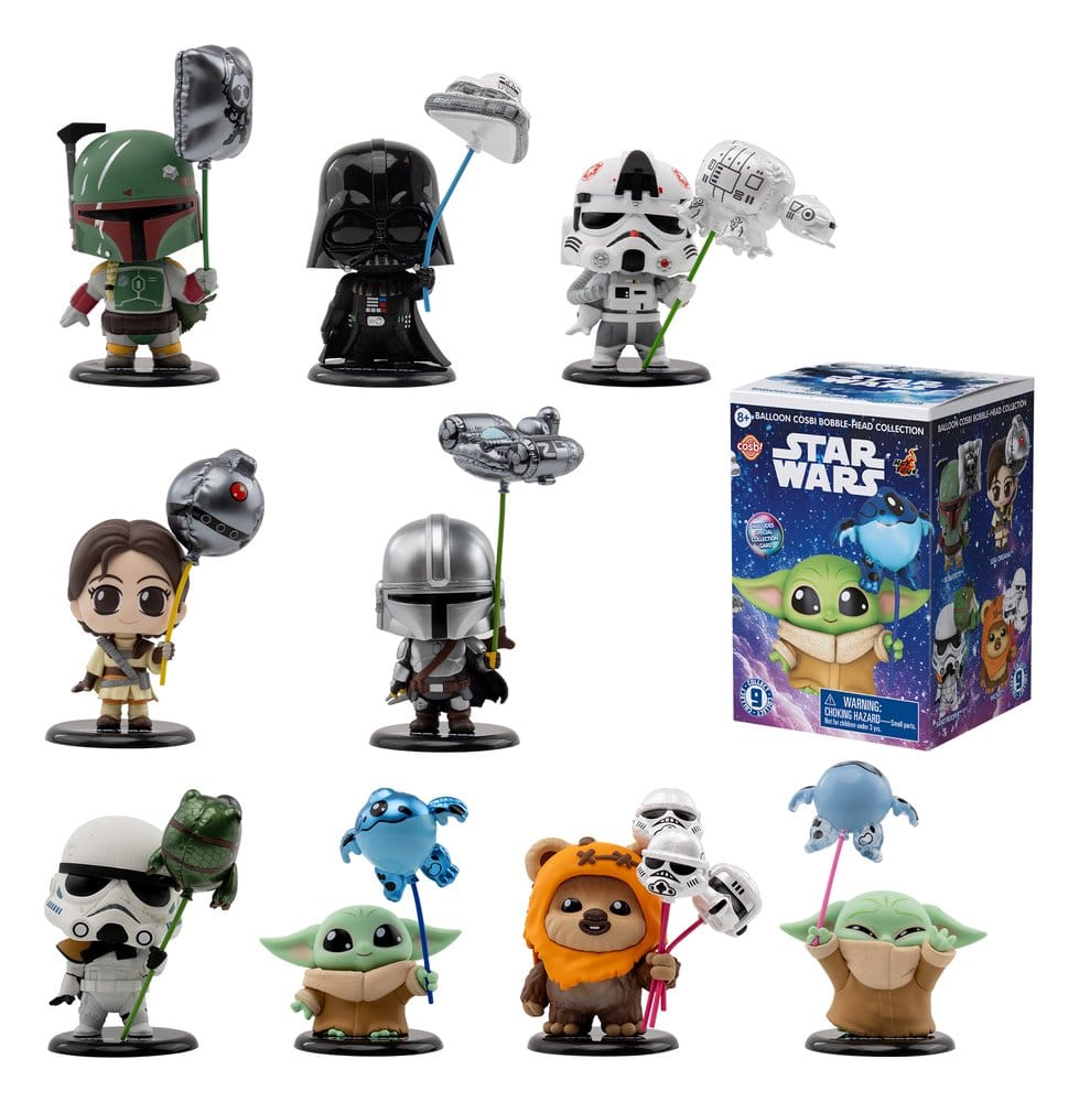 STAR WARS - Balloon Cosbi - Assort 8 Figurines BLIND BOX