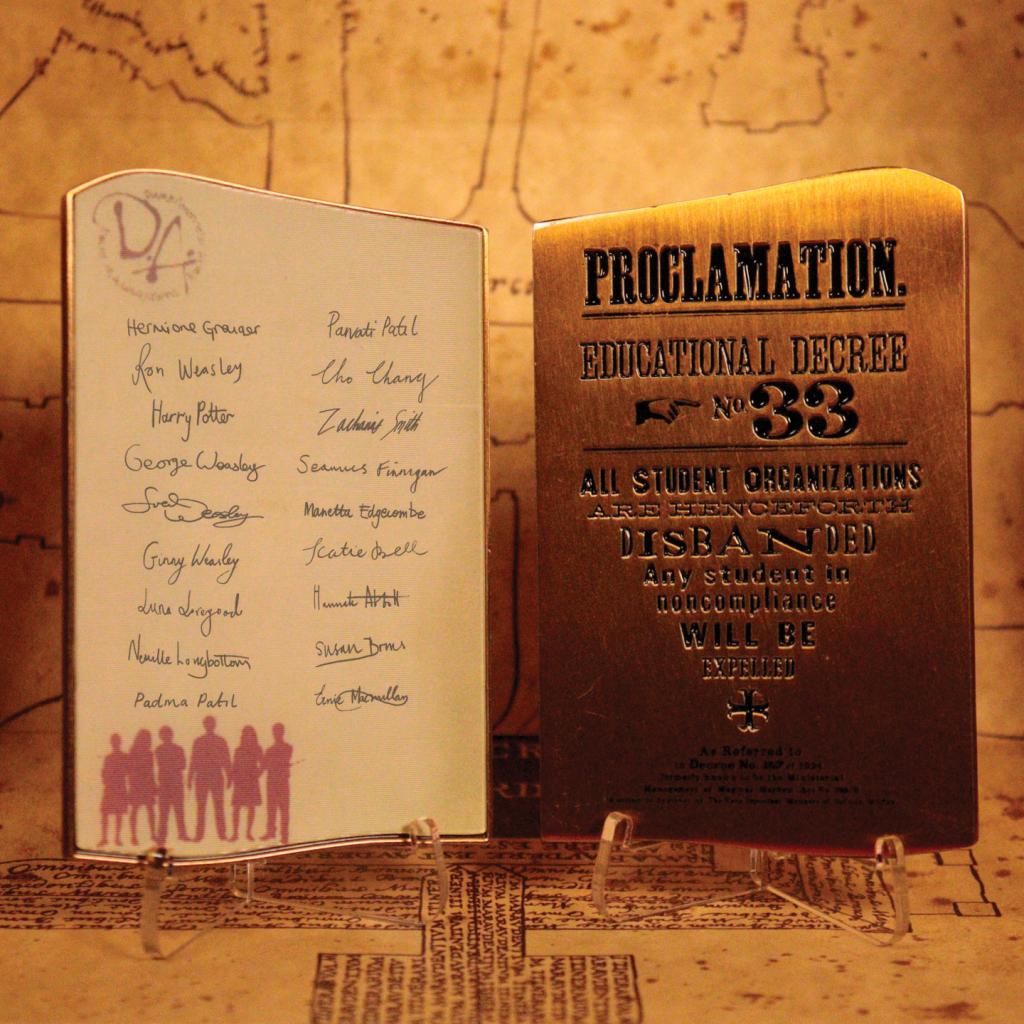 HARRY POTTER - Dumbledore's Army - Limited Edition Ingot