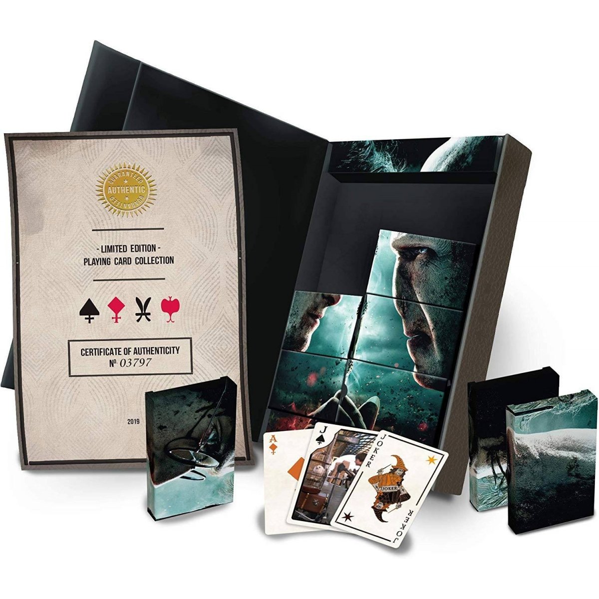 HARRY POTTER - 8 Playing Car decks Limited Edition Collector Box