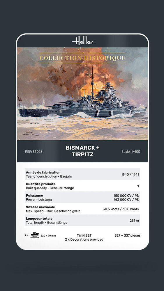 Twin Set Bismarck + Tirpitz