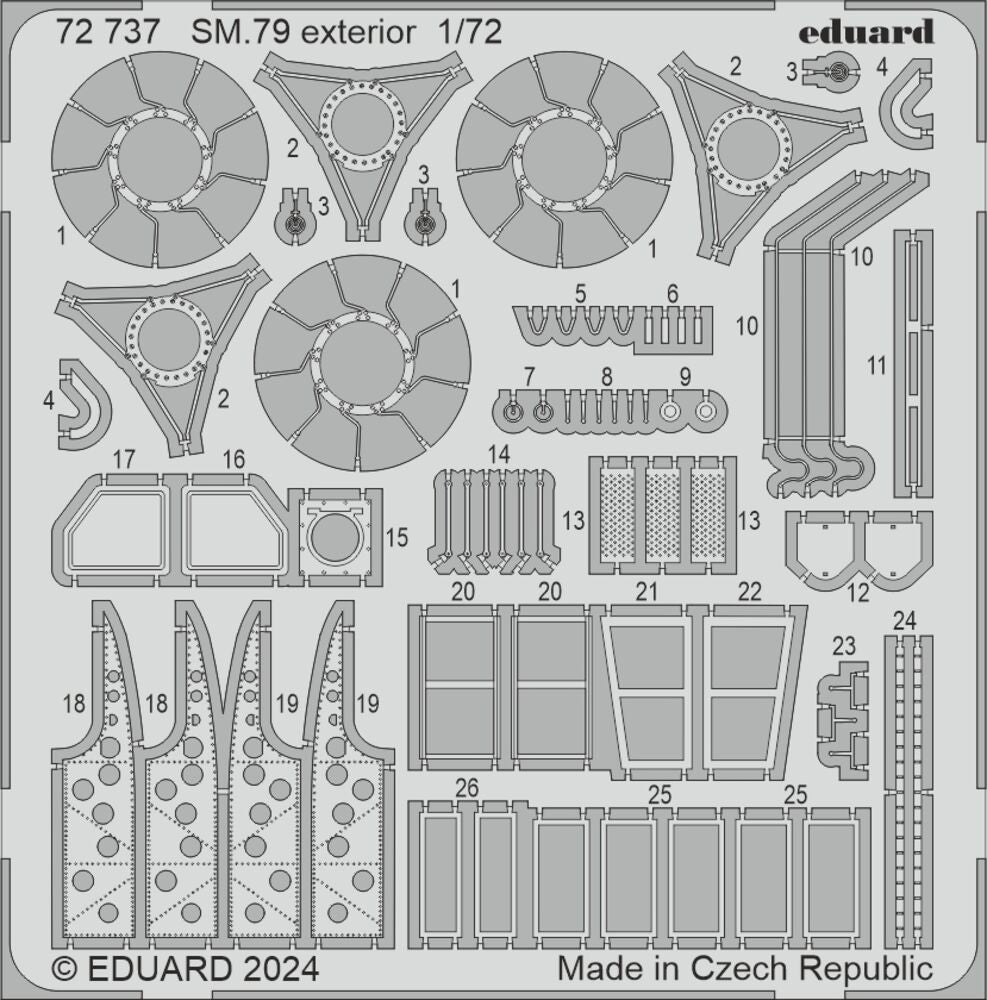 SM.79 exterior ITALERI