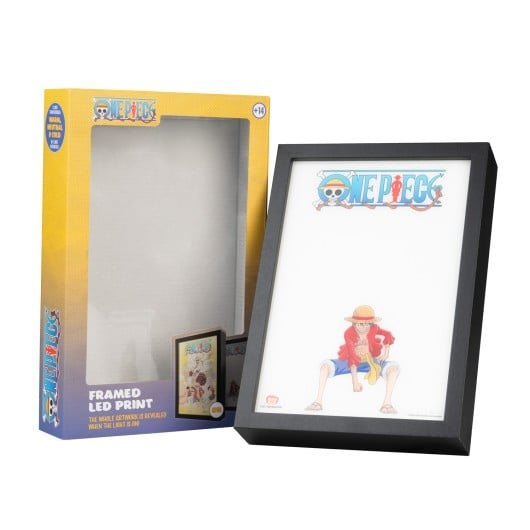 ONE PIECE - Luffy - Framed LED Print 28x20x5cm