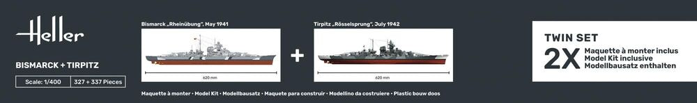 Twin Set Bismarck + Tirpitz