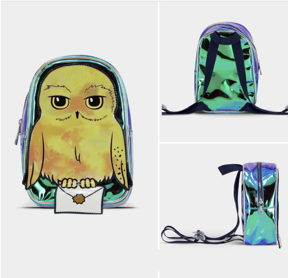 HARRY POTTER - Hedwig - Mini Backpack 'Shiny' - 23x 16,5x 9,5cm