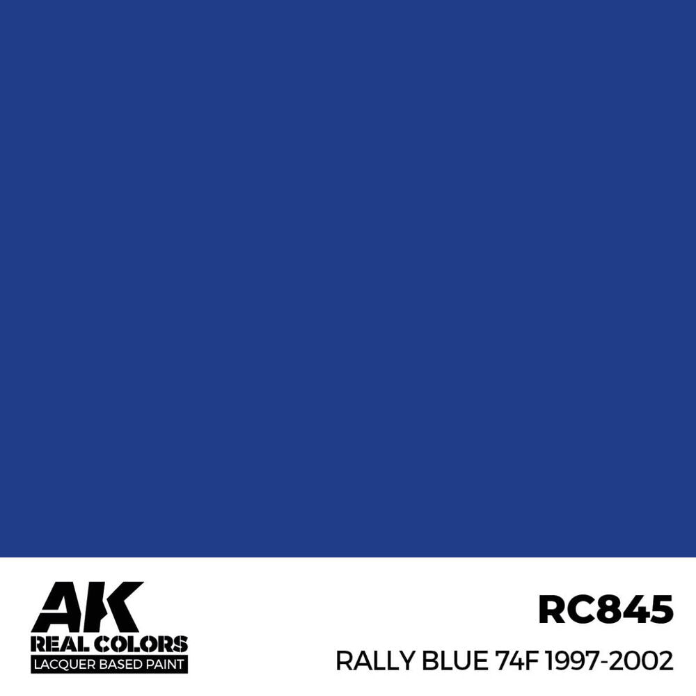 Real Colors: Rally Blue 74F 1997-2002 17 ml.
