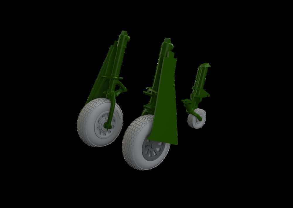 P-51B/C wheels block tread 2 EDUARD