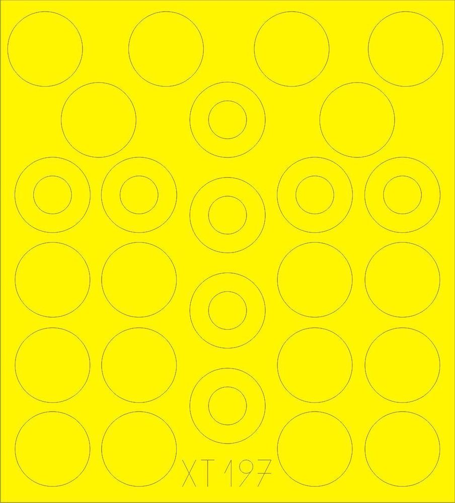 M-109A wheel masks 1/35 for Kinetic