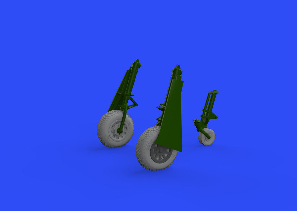 P-51D wheels cross tread for Eduard