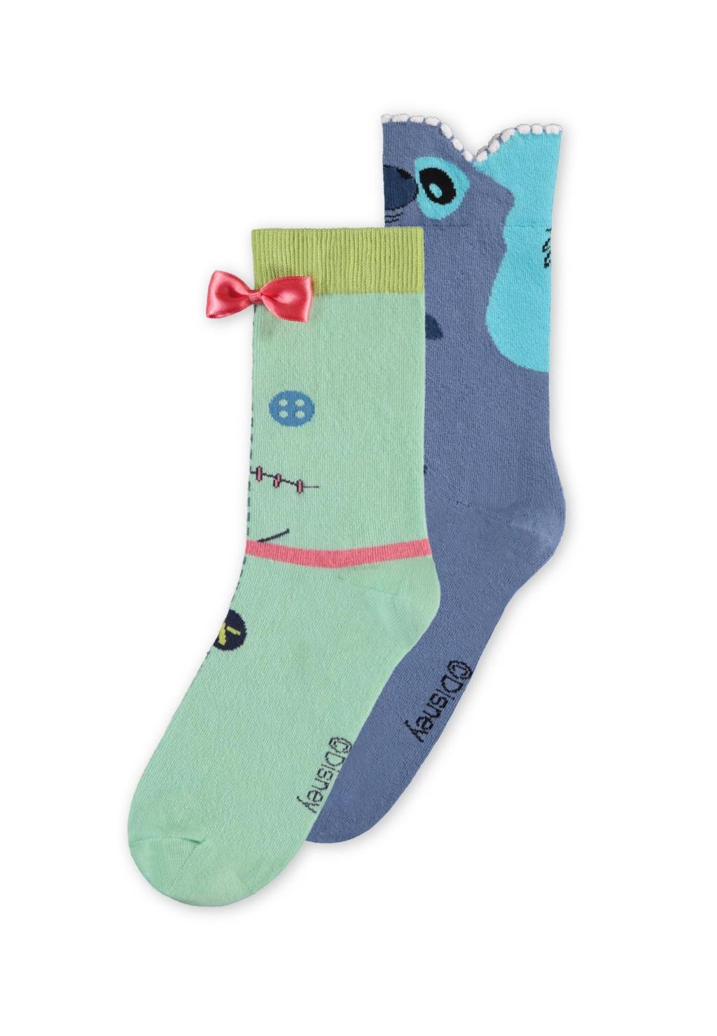 STITCH & SCRUMP - Pack de 2 paires de chaussettes (T35-38)