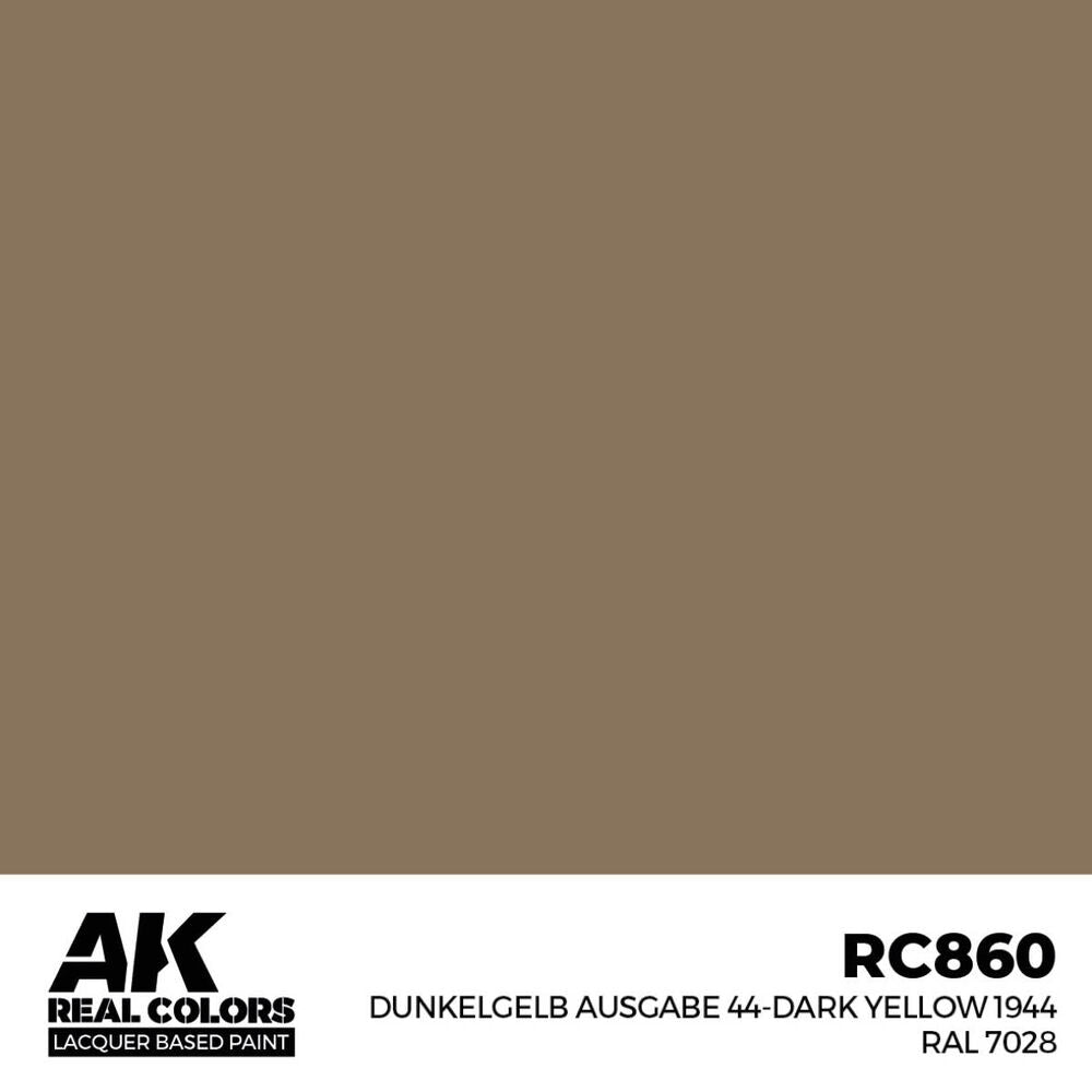 Real Colors: Dunkelgelb Ausgabe 44-Dark Yellow 1944 RAL 7028 17 ml.