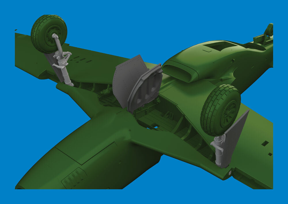P-51D undercarriage legs PRINT EDUARD