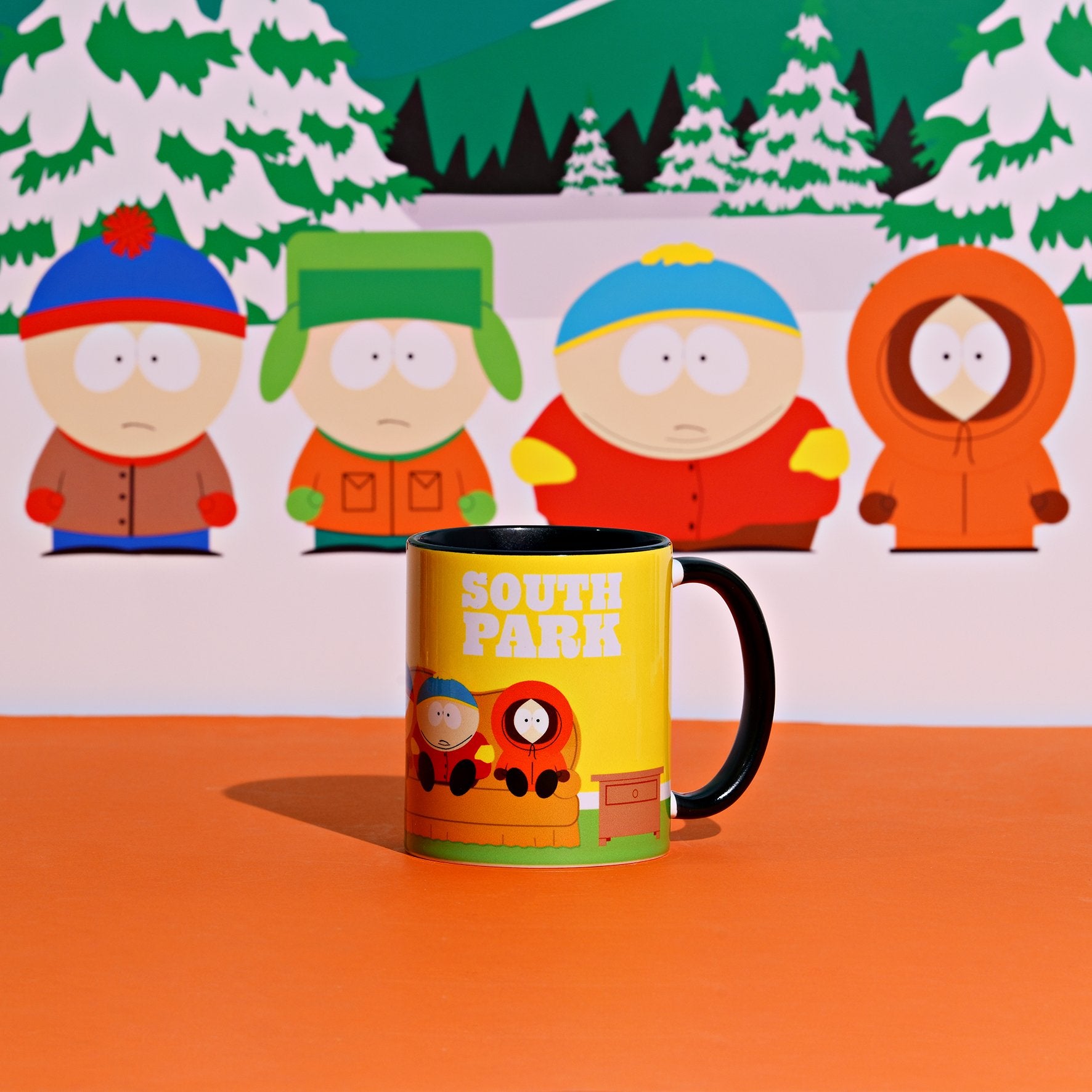 SOUTH PARK - Watching TV - Inner Colored Mug - 11oz