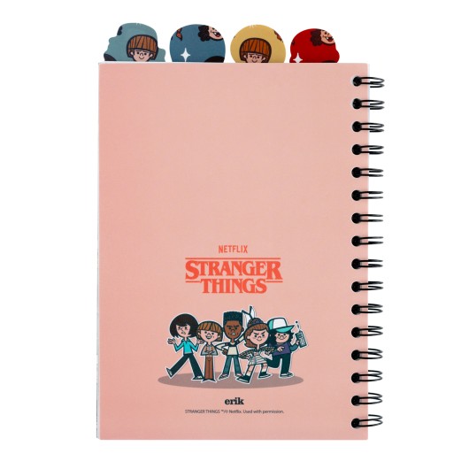STRANGER THINGS - Notebook + Dividers - Size A5