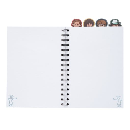 STRANGER THINGS - Notebook + Dividers - Size A5