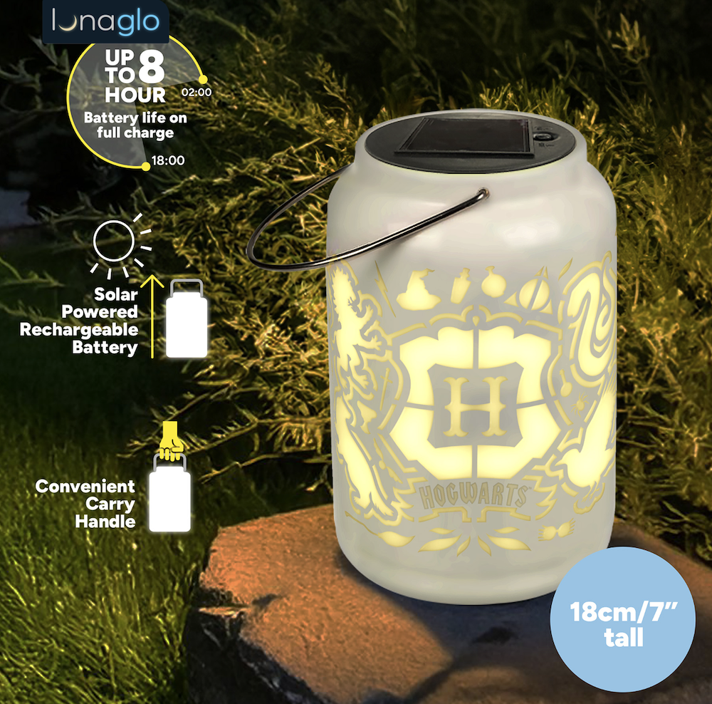HARRY POTTER - Hogwarts - 'LunaGlo' Outdoor Projection Solar Lantern