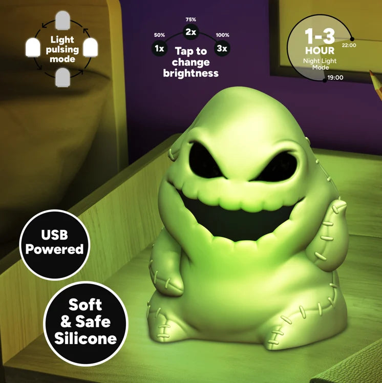 NBX - Oogie Boogie - 'SquishyGlo' Décorative Light Rechargeable