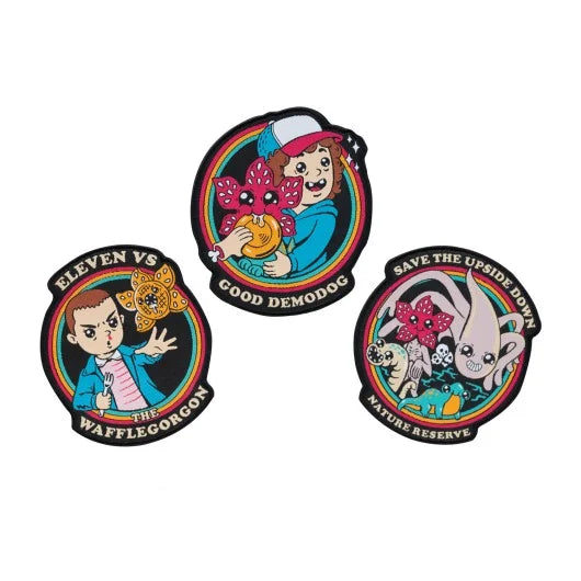 STRANGER THINGS - Characters - Set of 3 Iron-on Patch