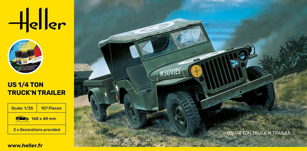 STARTER KIT US 1/4 Ton Truck 'n Trailer