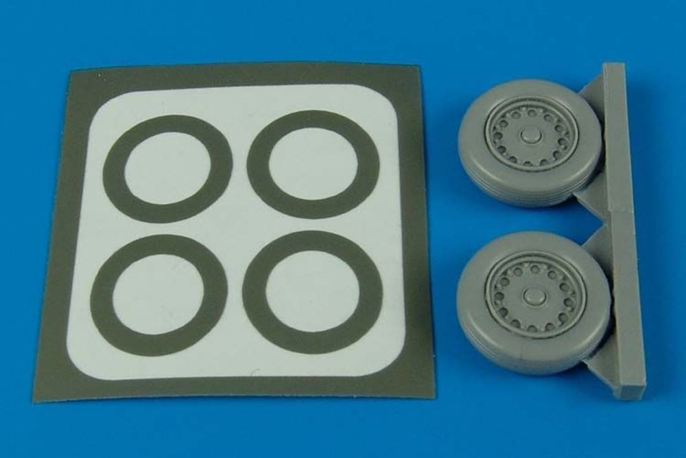 J35 Draken wheels & paint masks f��r Hasegawa Bausatz