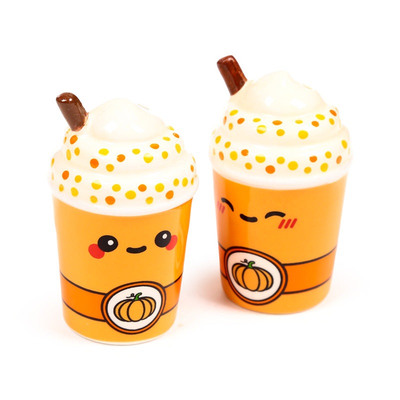 KAWAII - Spiced Pumpkin Latte - Salt and Pepper Shakers Set