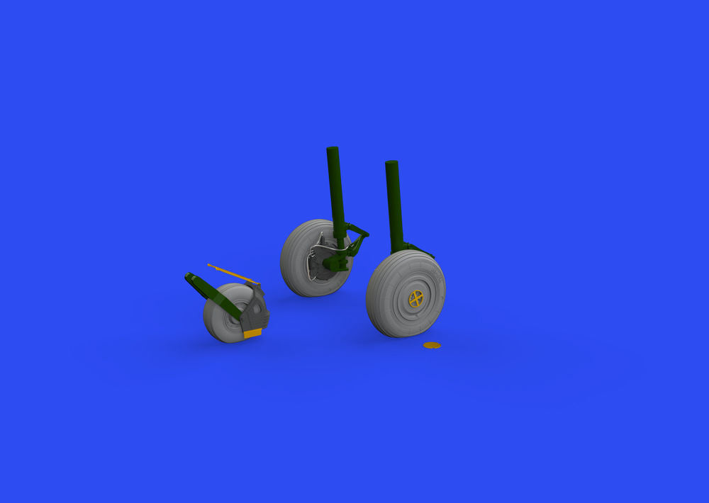 Su-27 wheels 1/48 for GREAT WALL HOBBY