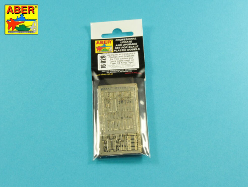Clamps and Brackets for Tow & Track cables used on Tiger I & King Tiger
