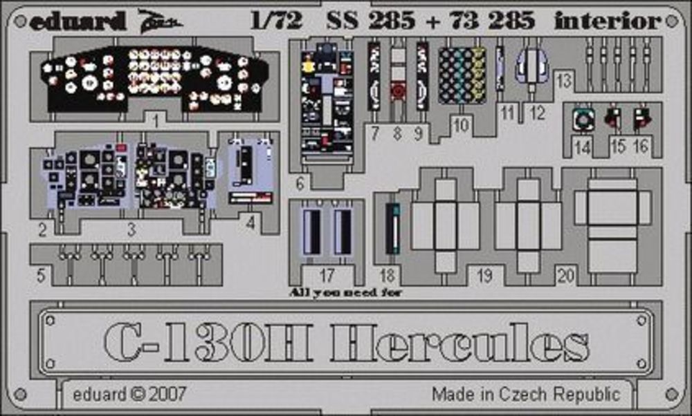 C-130H Hercules interior