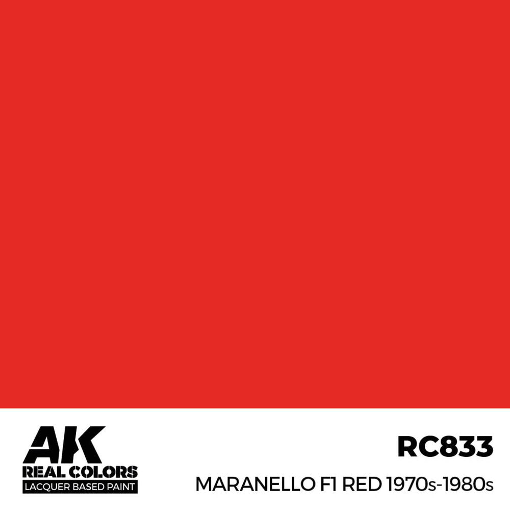 Real Colors: Maranello F1 Red 1970s-1980s 17 ml.