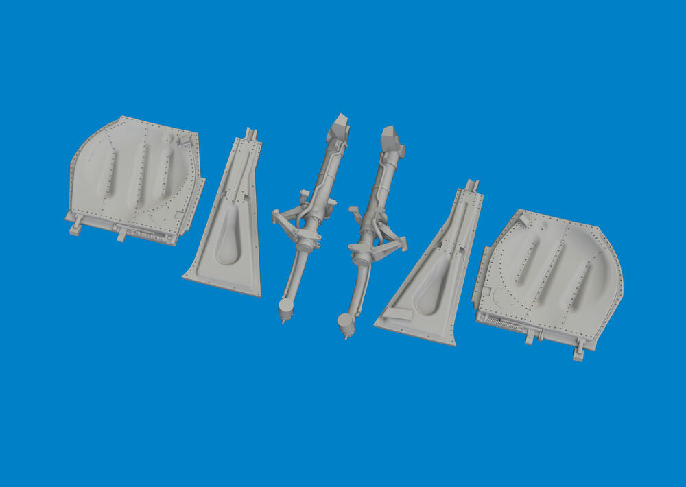 P-51D undercarriage legs PRINT EDUARD
