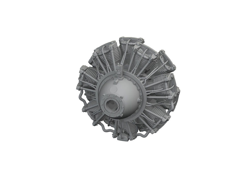 B-24J engines PRINT HOBBY BOSS