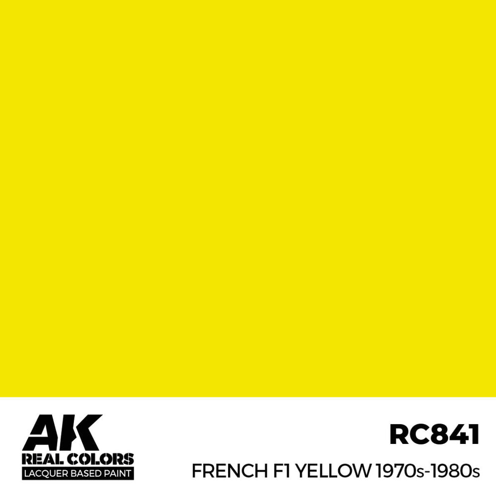 Real Colors: French F1 Yellow 1970s-1980s 17ml.
