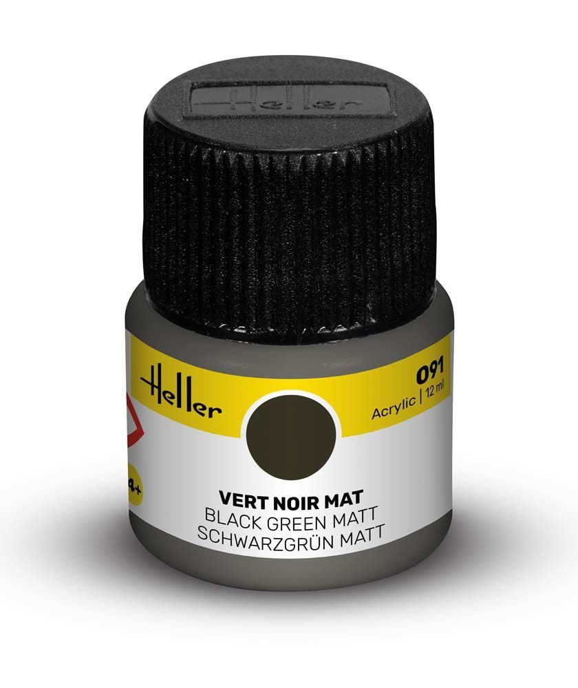 Acrylic Colour 091 Black Green Matt