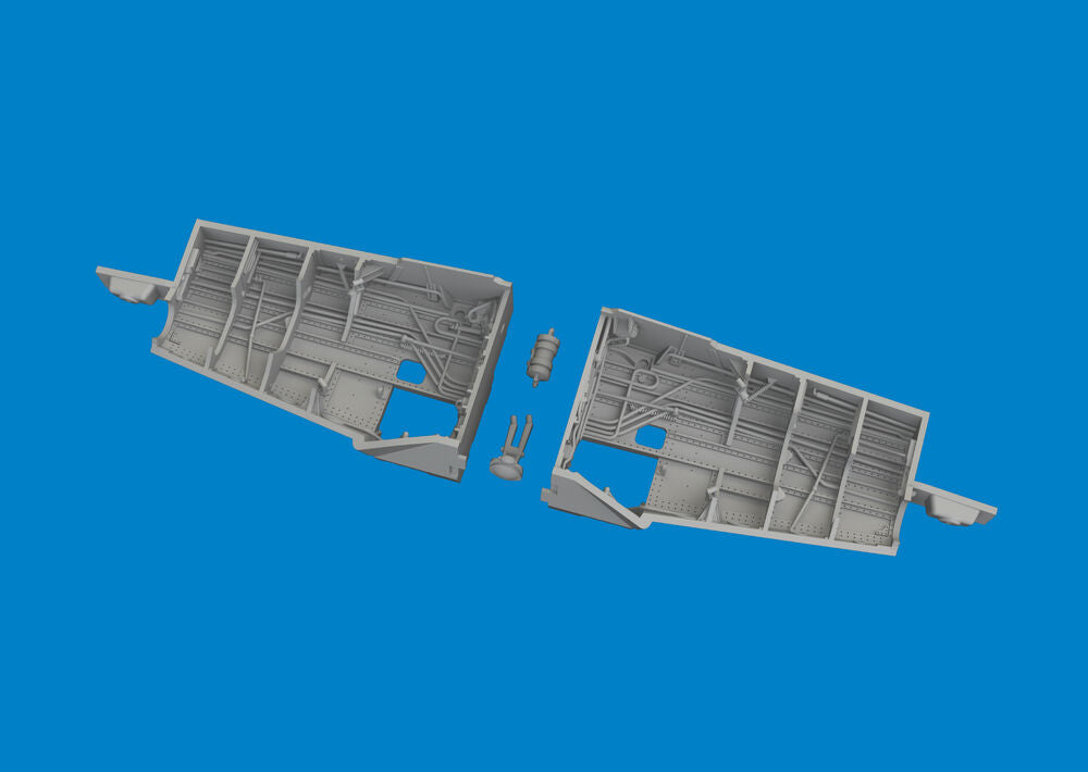 P-51D wheel bay PRINT EDUARD