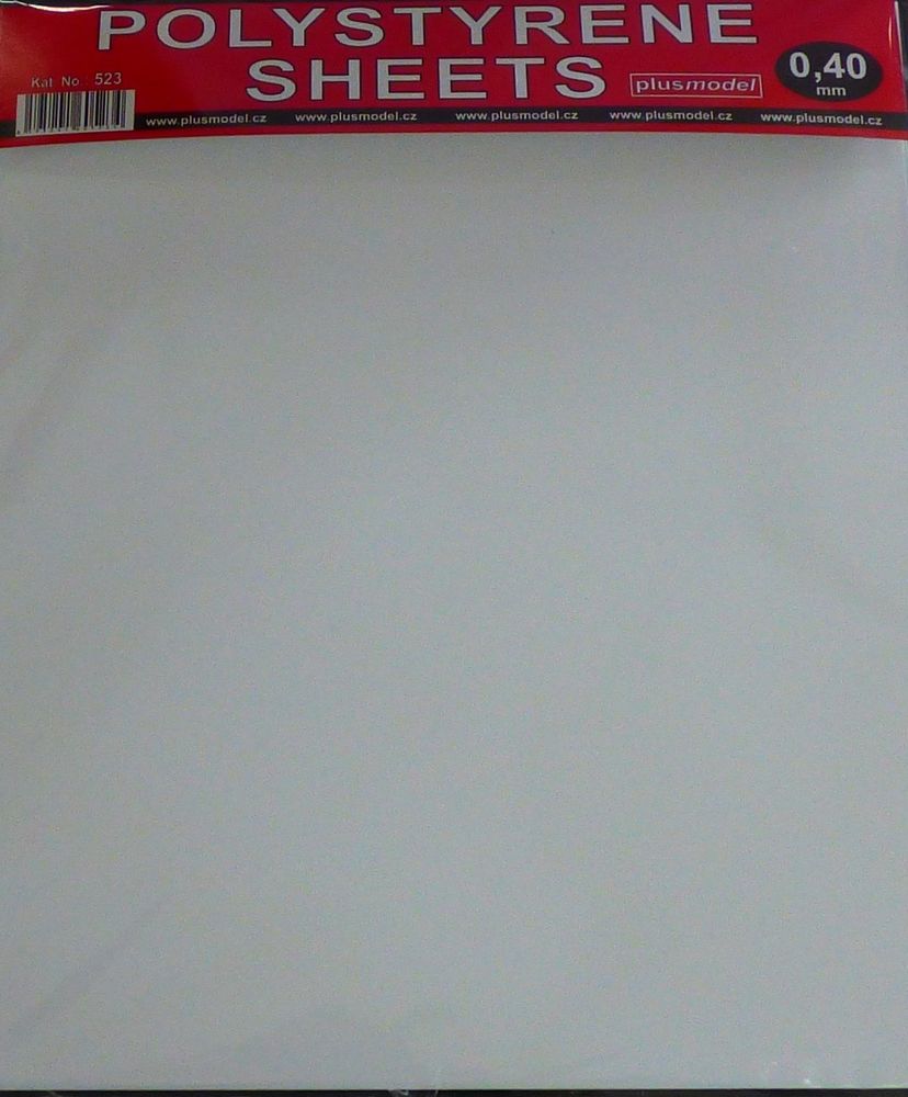 Polystyrene sheets 0,40mm