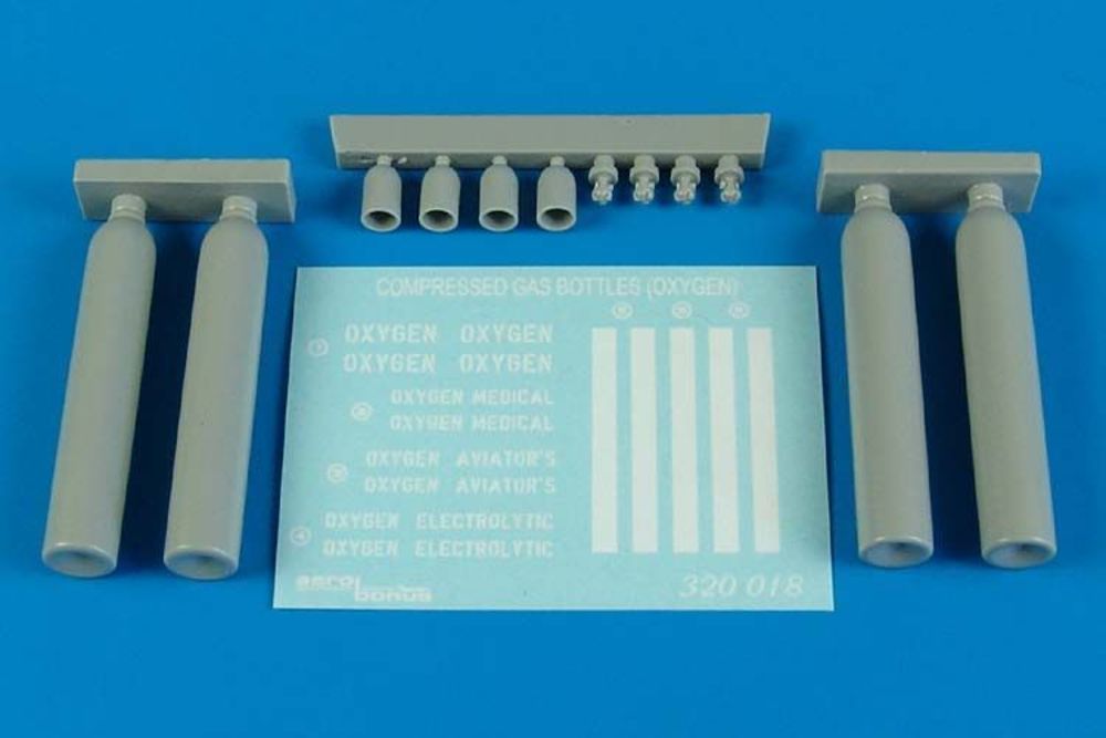 Compressed gas bottles-oxygen