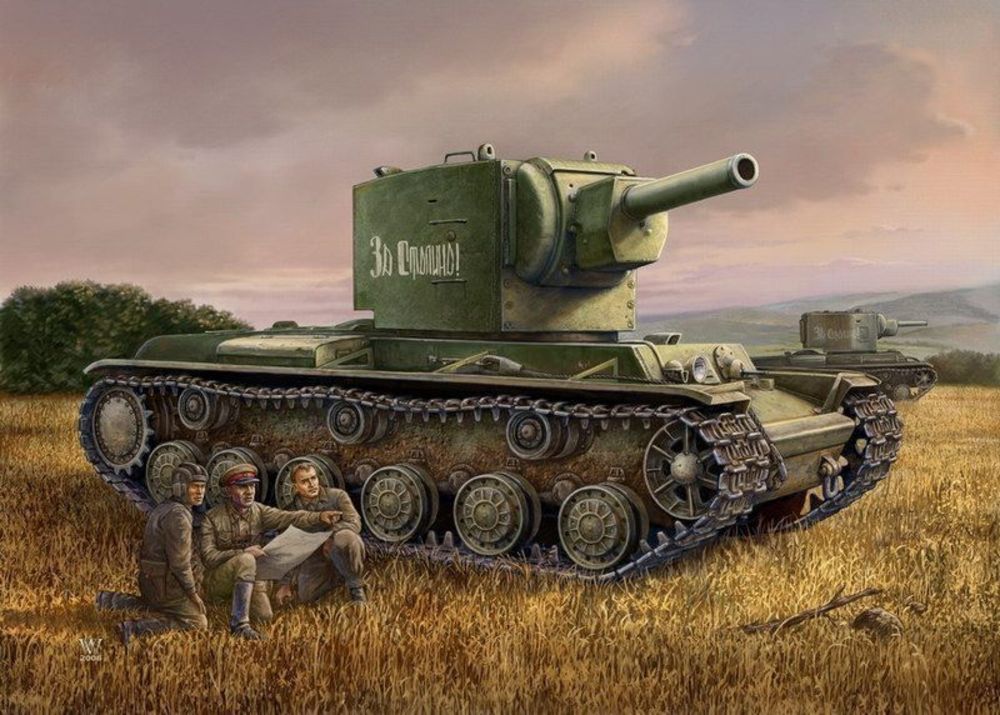 Russian KV-2 Tank